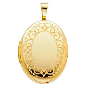 14K Yellow Gold  Locket