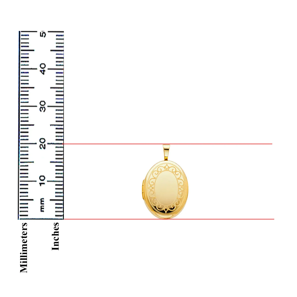 14K Yellow Gold  Locket
