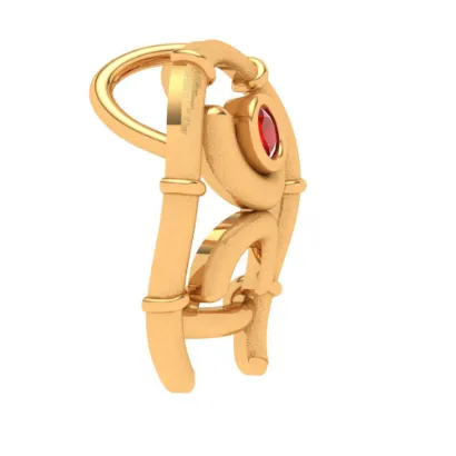 18k Gold Swastik Locket Design As Your Perfect Gift