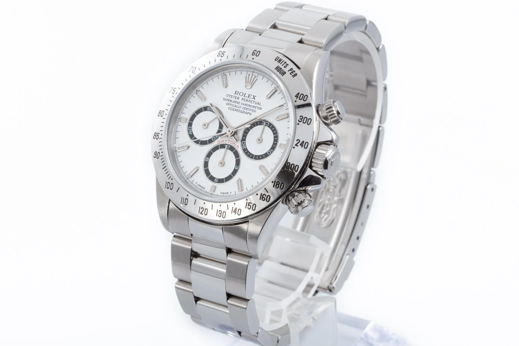 1995 Rolex Zenith Daytona 16520 White Dial