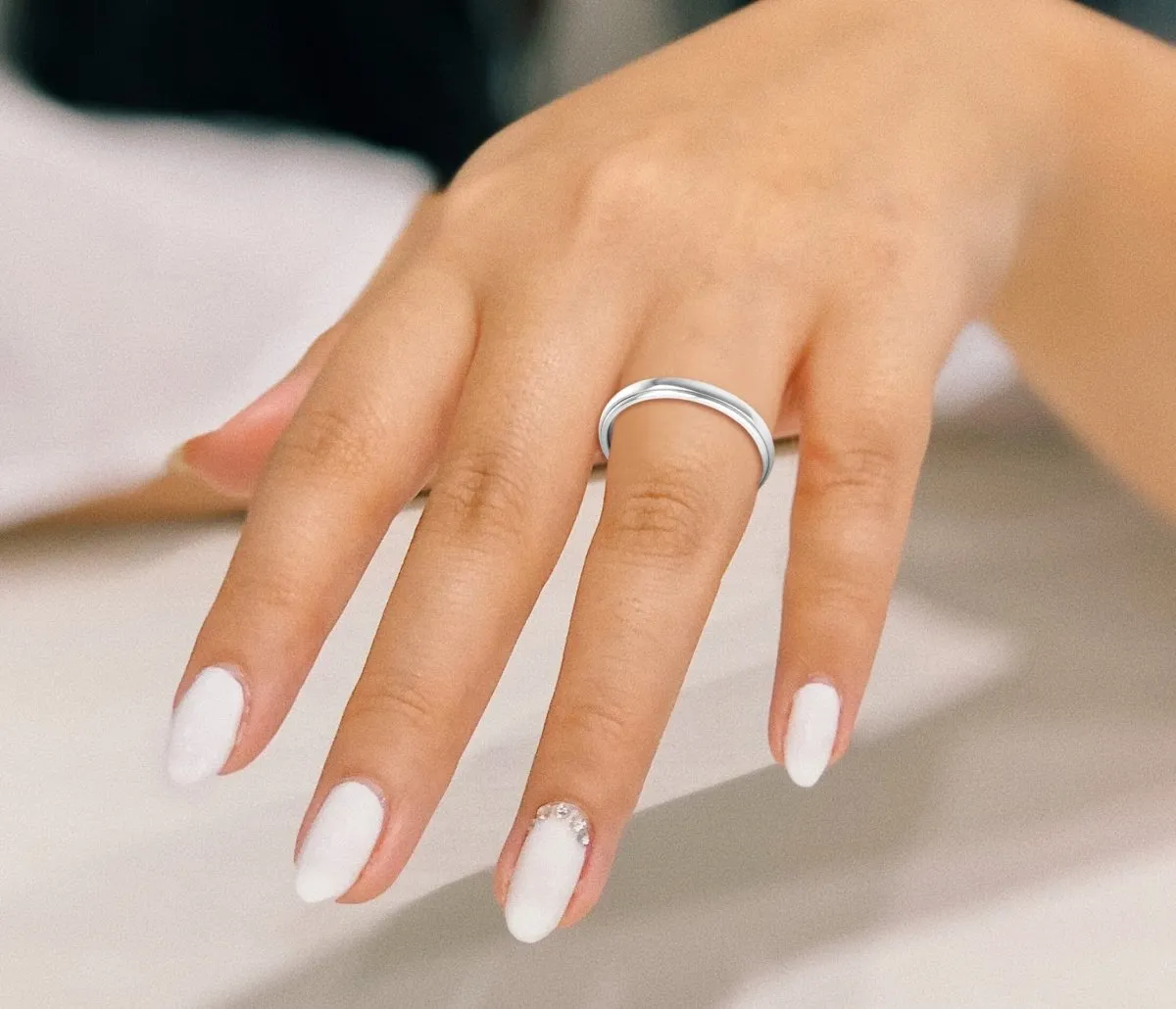 3.0 mm Plain Wedding Band in 14KT, 18KT & Platinum