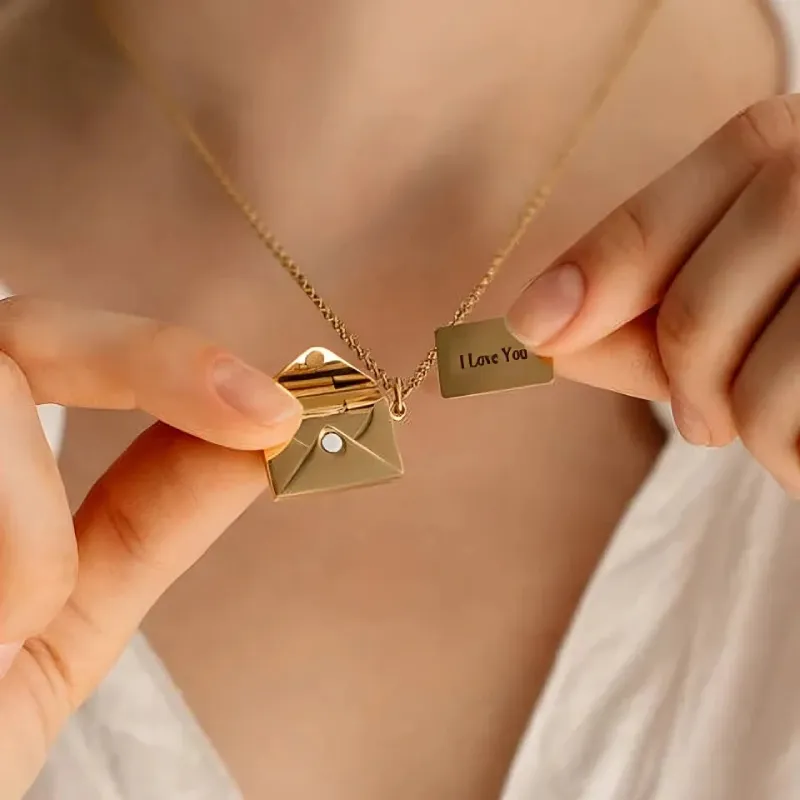 4FunGift® Love Letter Locket - Personalized