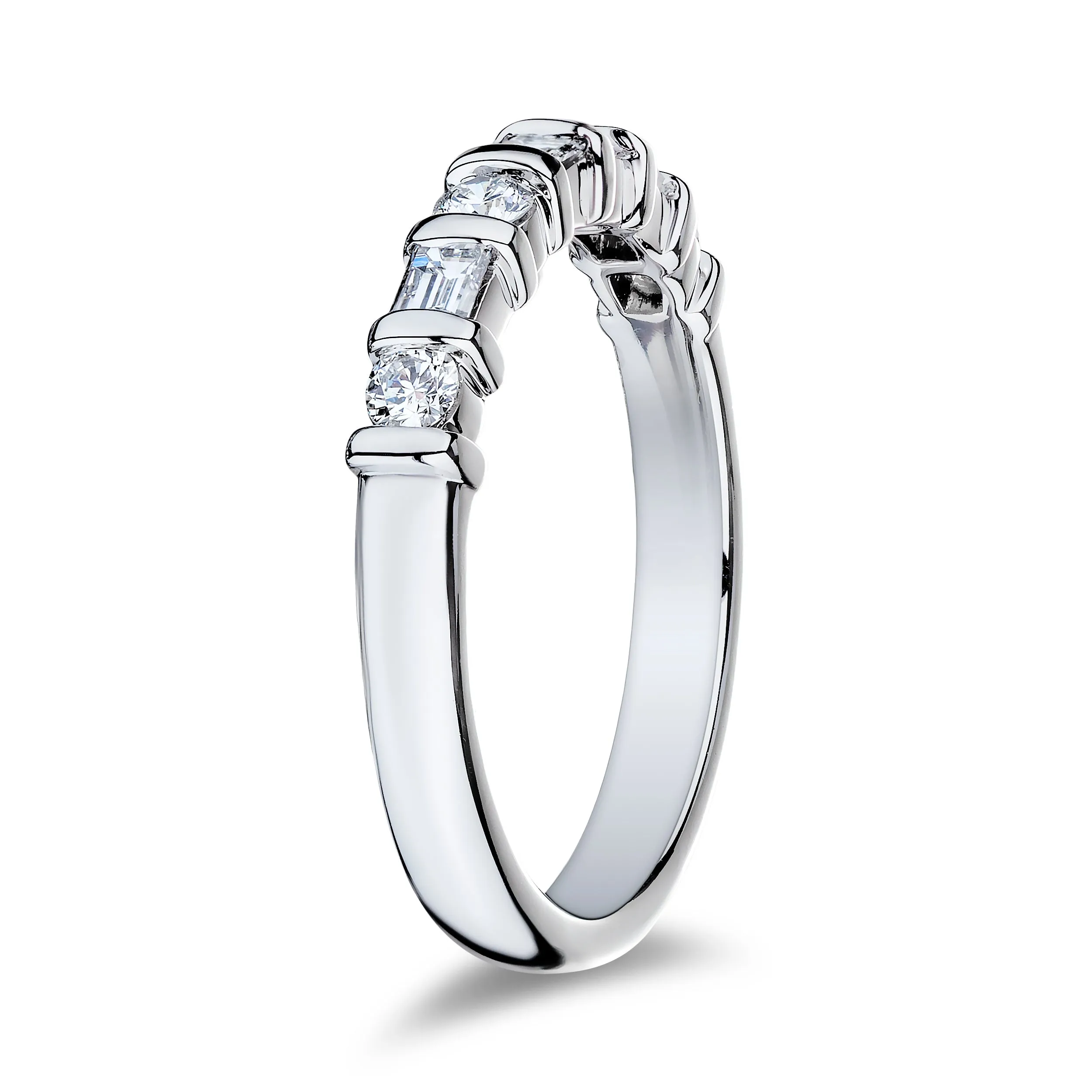.54ctw Diamond Platinum Band