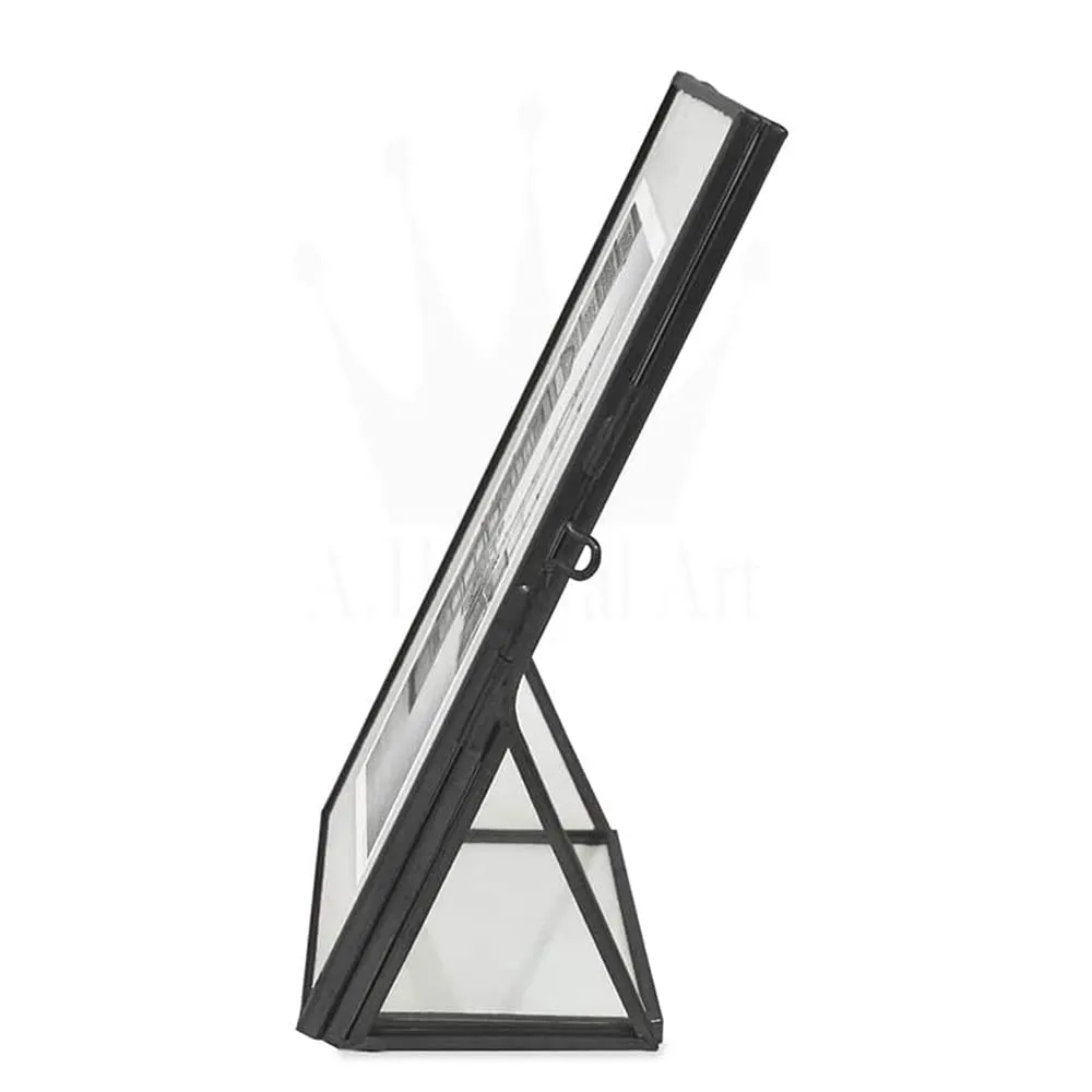 A.H Royal Decorative Black Picture Frames with Pressed Glass, Black (Vertical) (Size - 4 x 6 inch)
