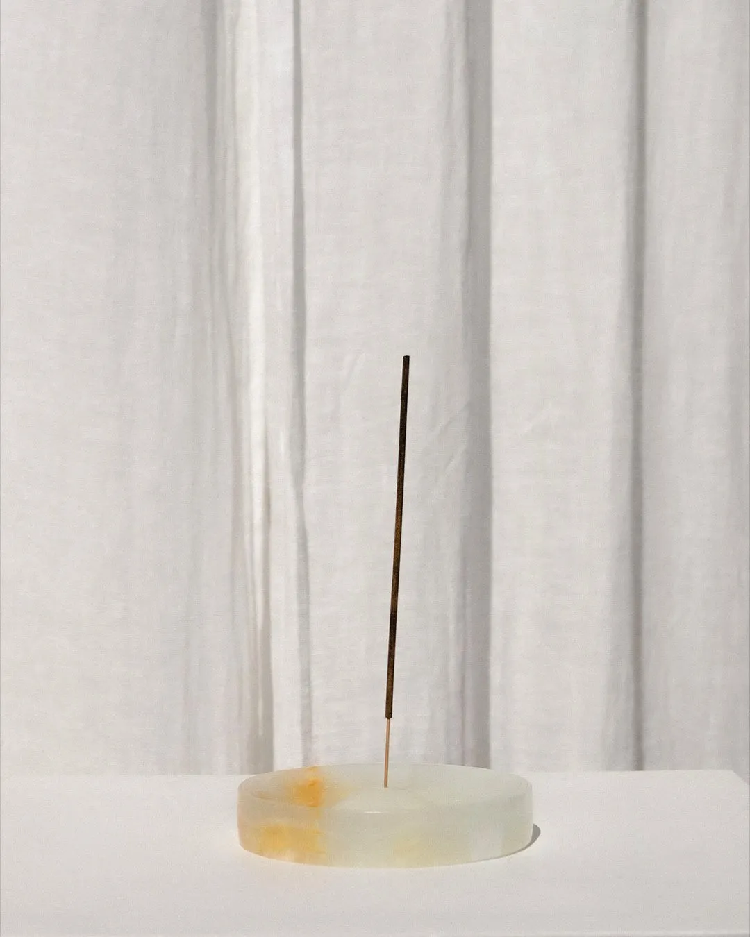 Allora Incense Holder - White Onyx