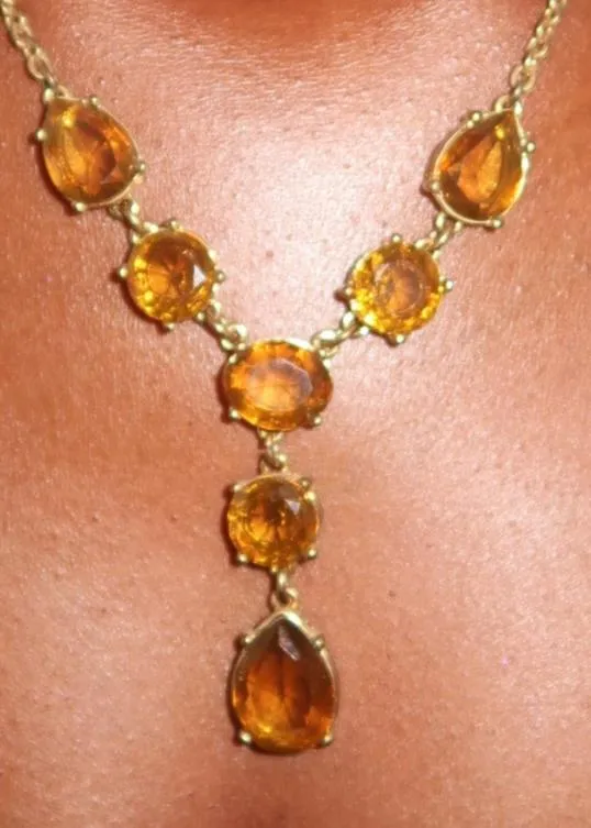 Amber Vintage Necklace