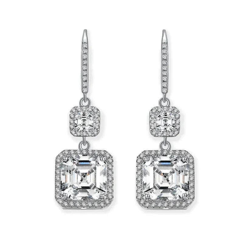 Arabella 06 Diamond White Earrings