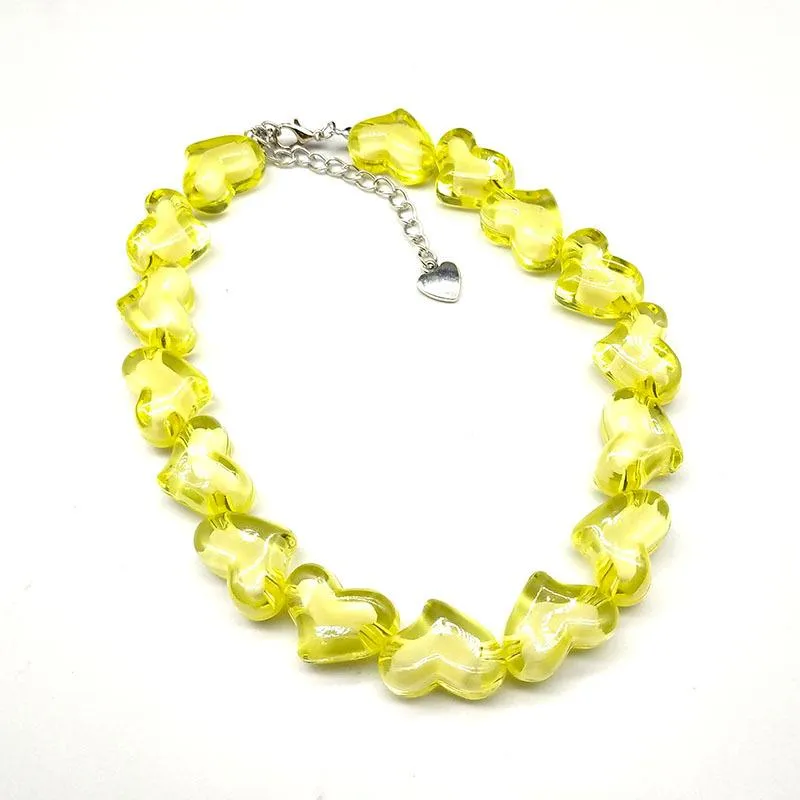 Beaded multicolor acrylic bracelet