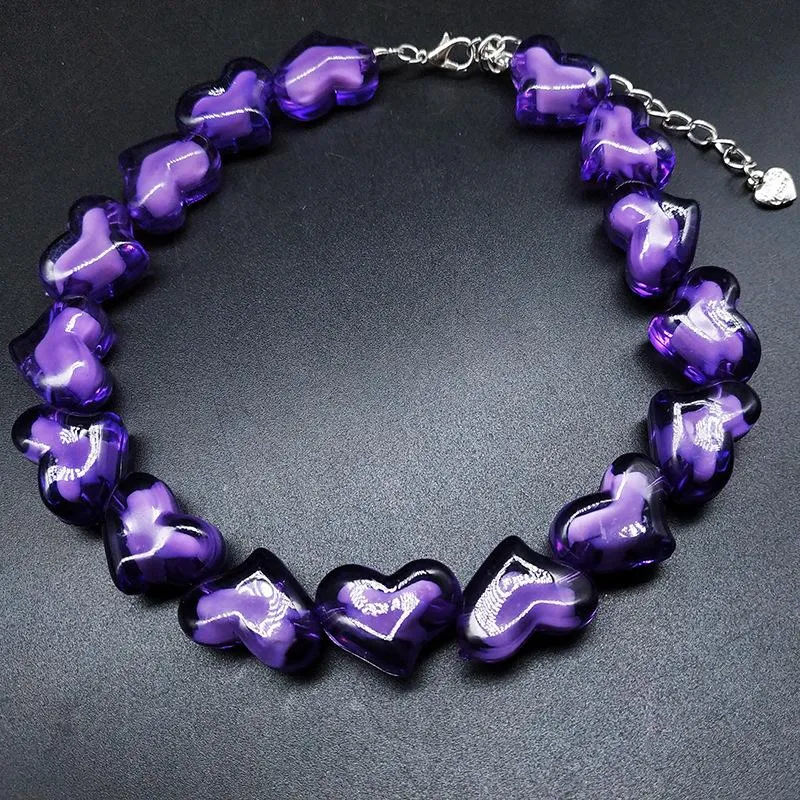 Beaded multicolor acrylic bracelet