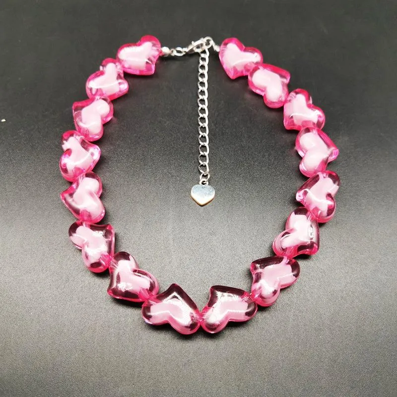 Beaded multicolor acrylic bracelet