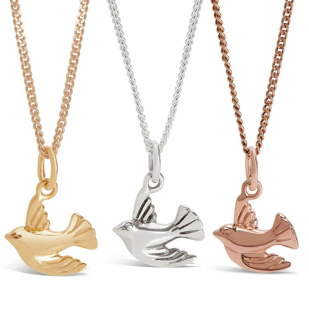 Bird Pendant | Rose Gold