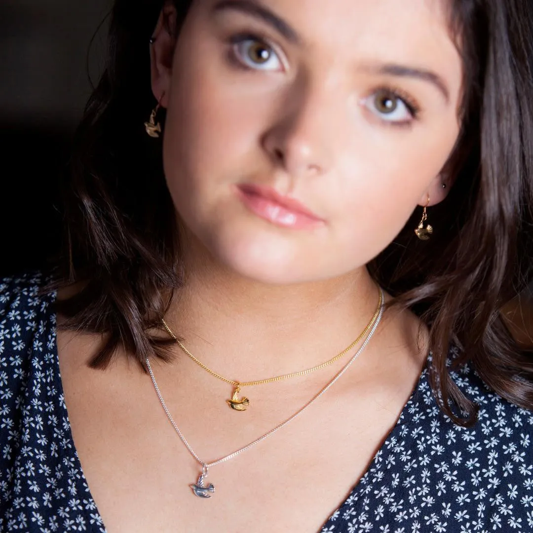 Bird Pendant | Rose Gold