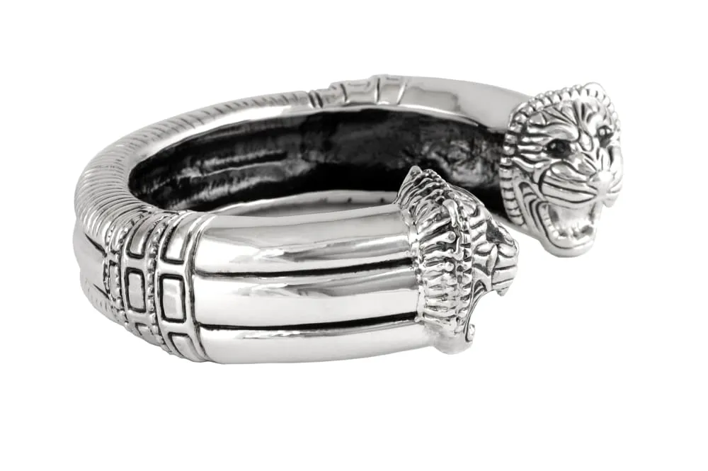Black Onyx Mens Bracelet: Chunky Sterling Silver Cuff With Gemstones