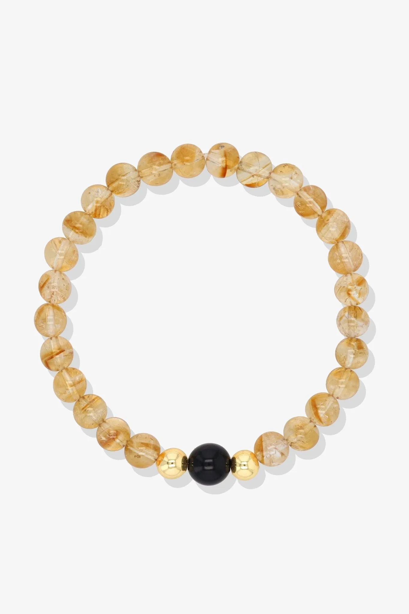 Blue Apatite and Lapis Lazuli Bracelet with REAL Gold - Everlasting Wisdom