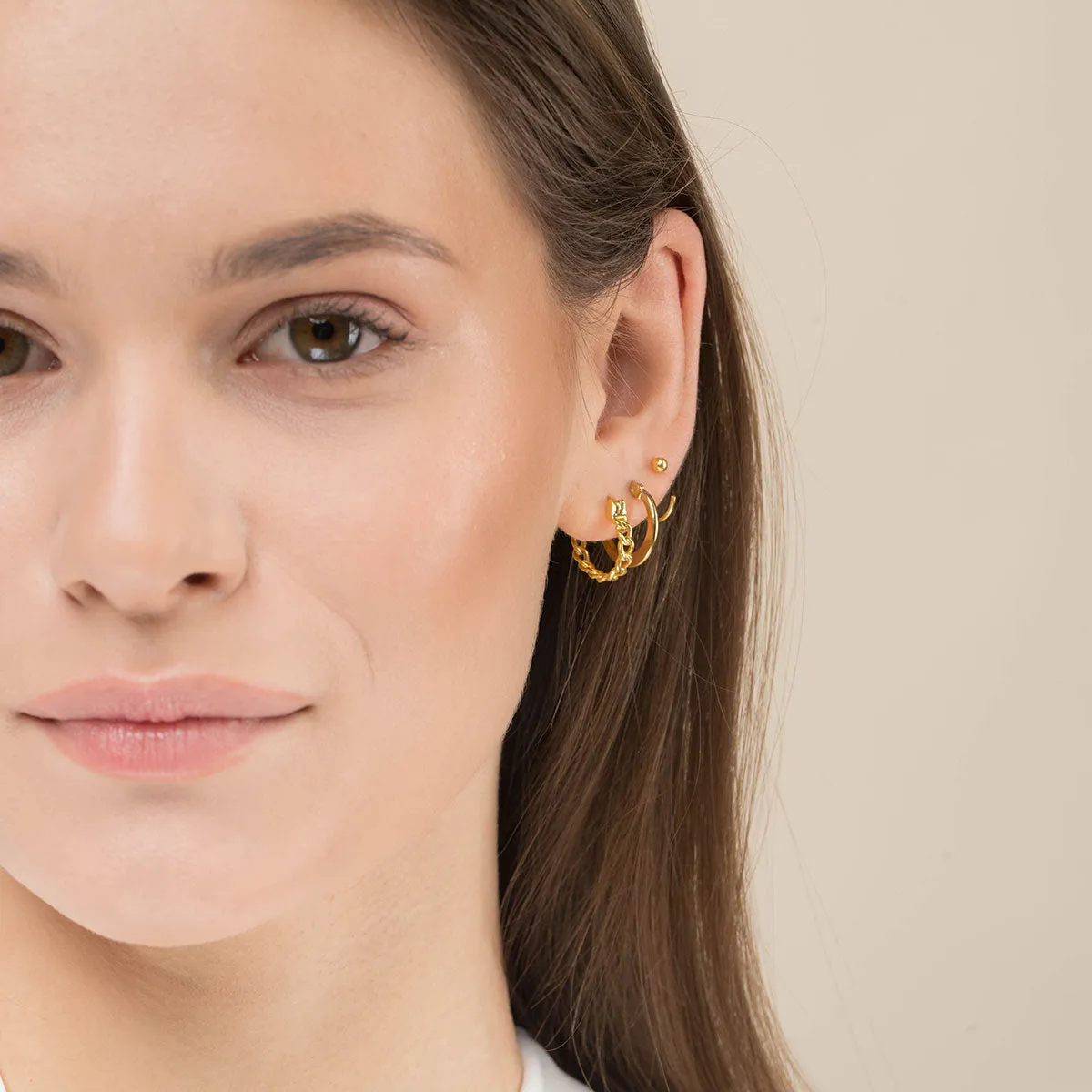 Braided Hoop Earrings