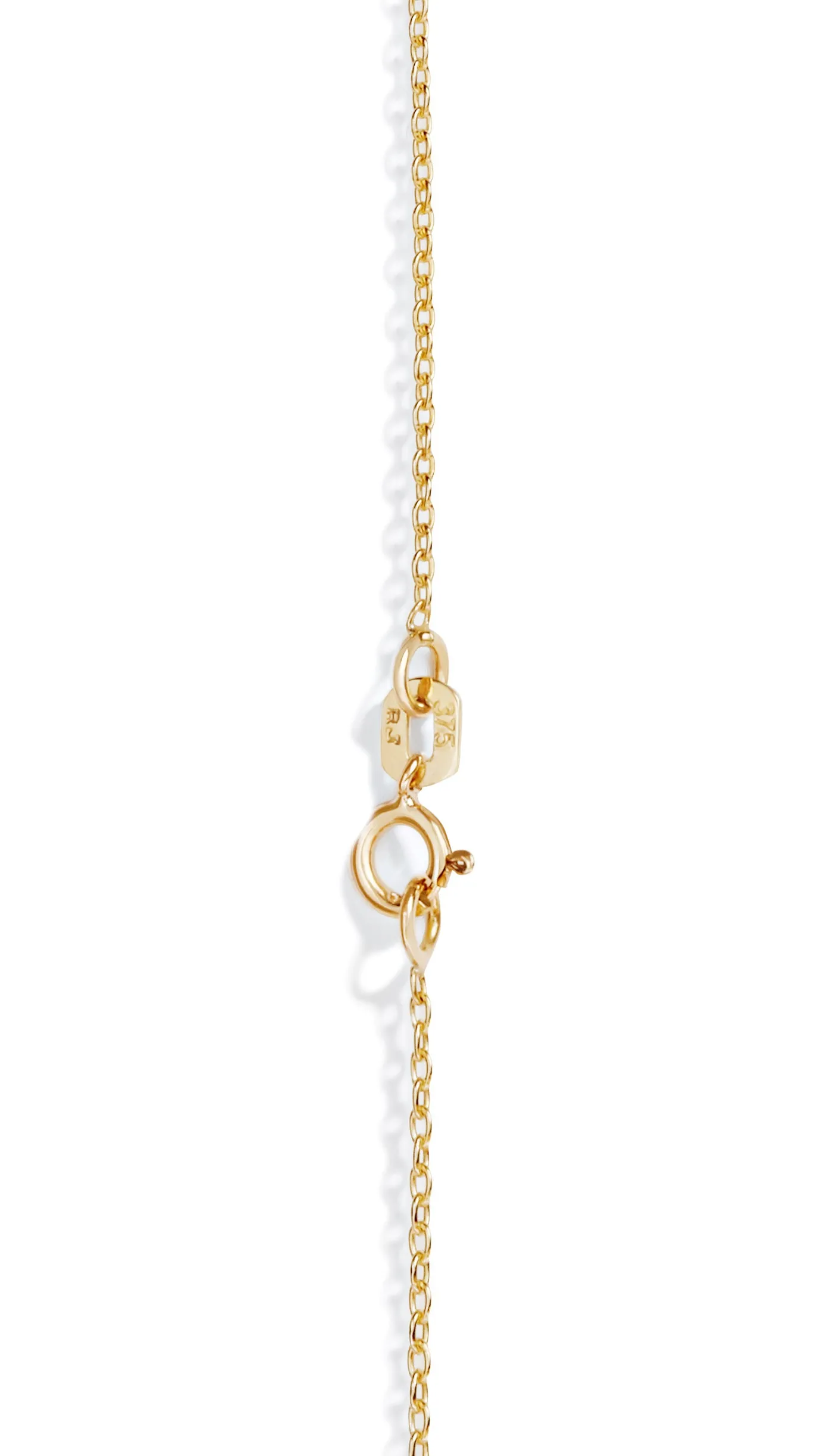 Cognac Diamond Drop Necklace in Yellow Gold