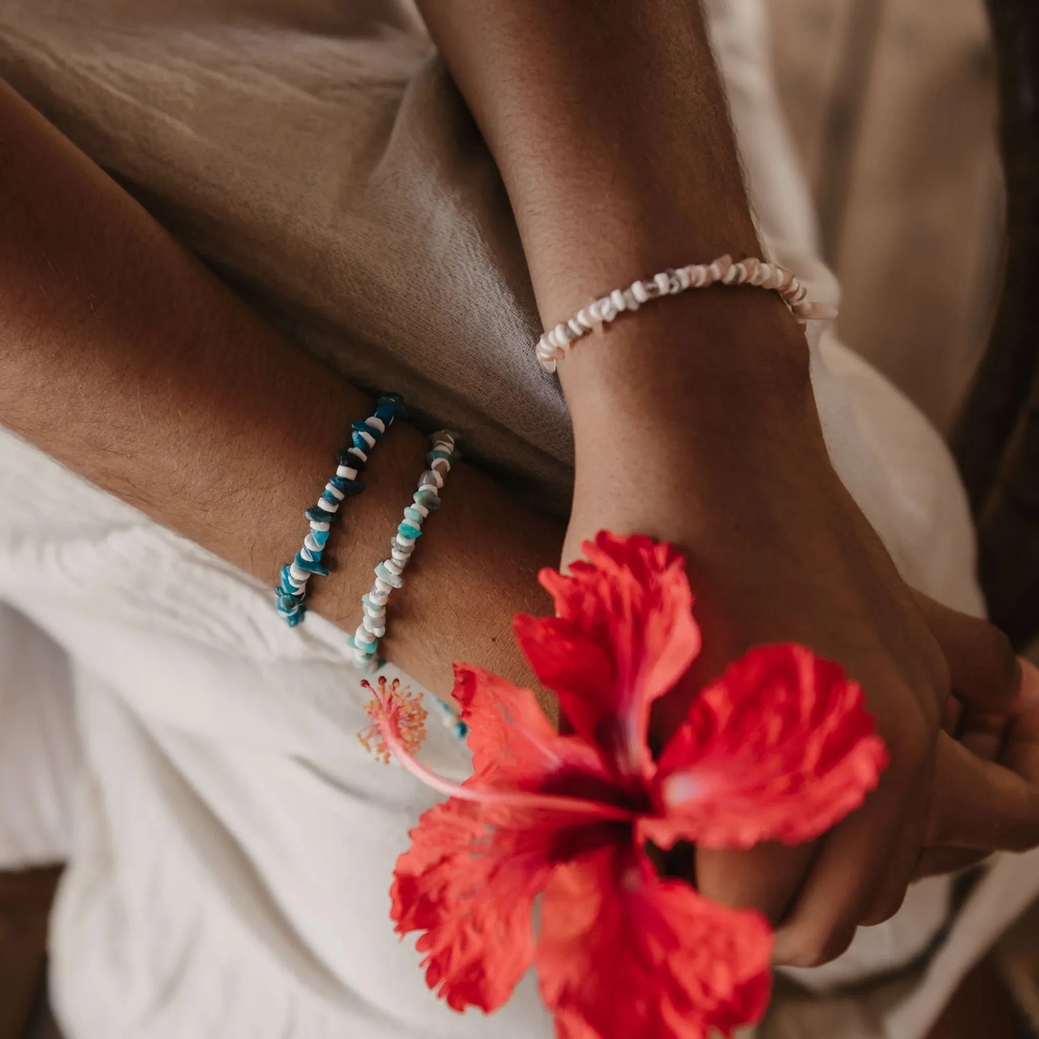 Dunes Stone Beaded Bracelet