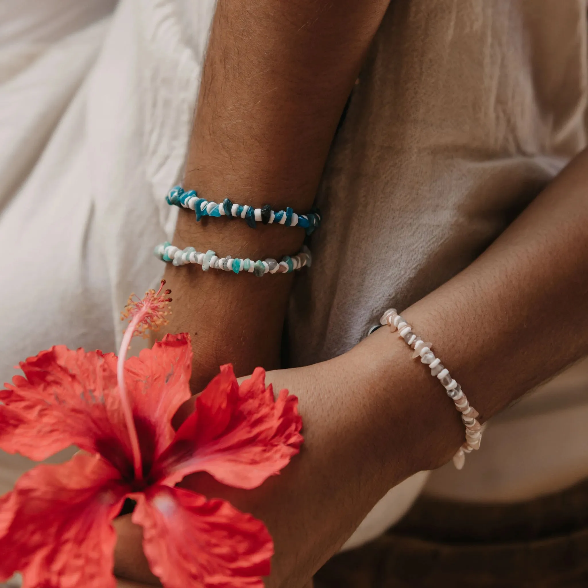 Dunes Stone Beaded Bracelet