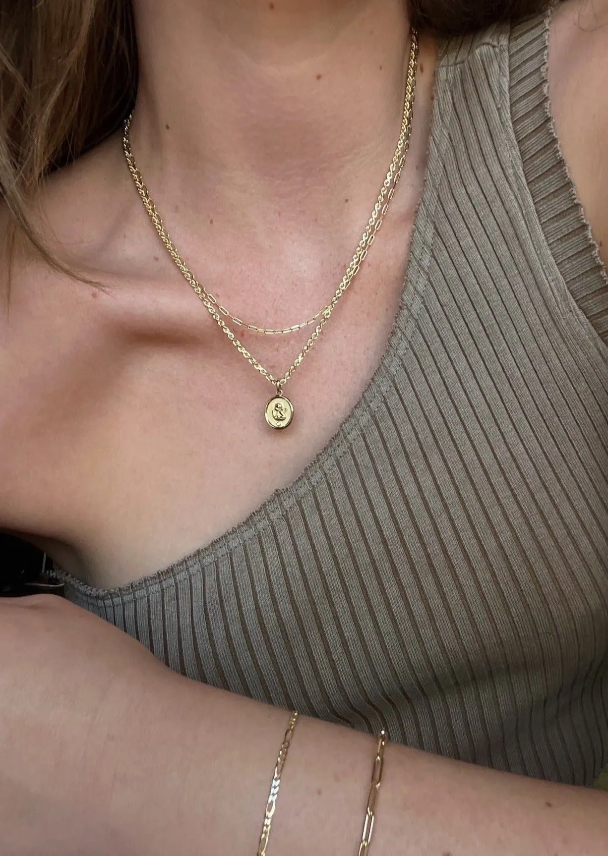 Elusive Cherub Diamond Necklace
