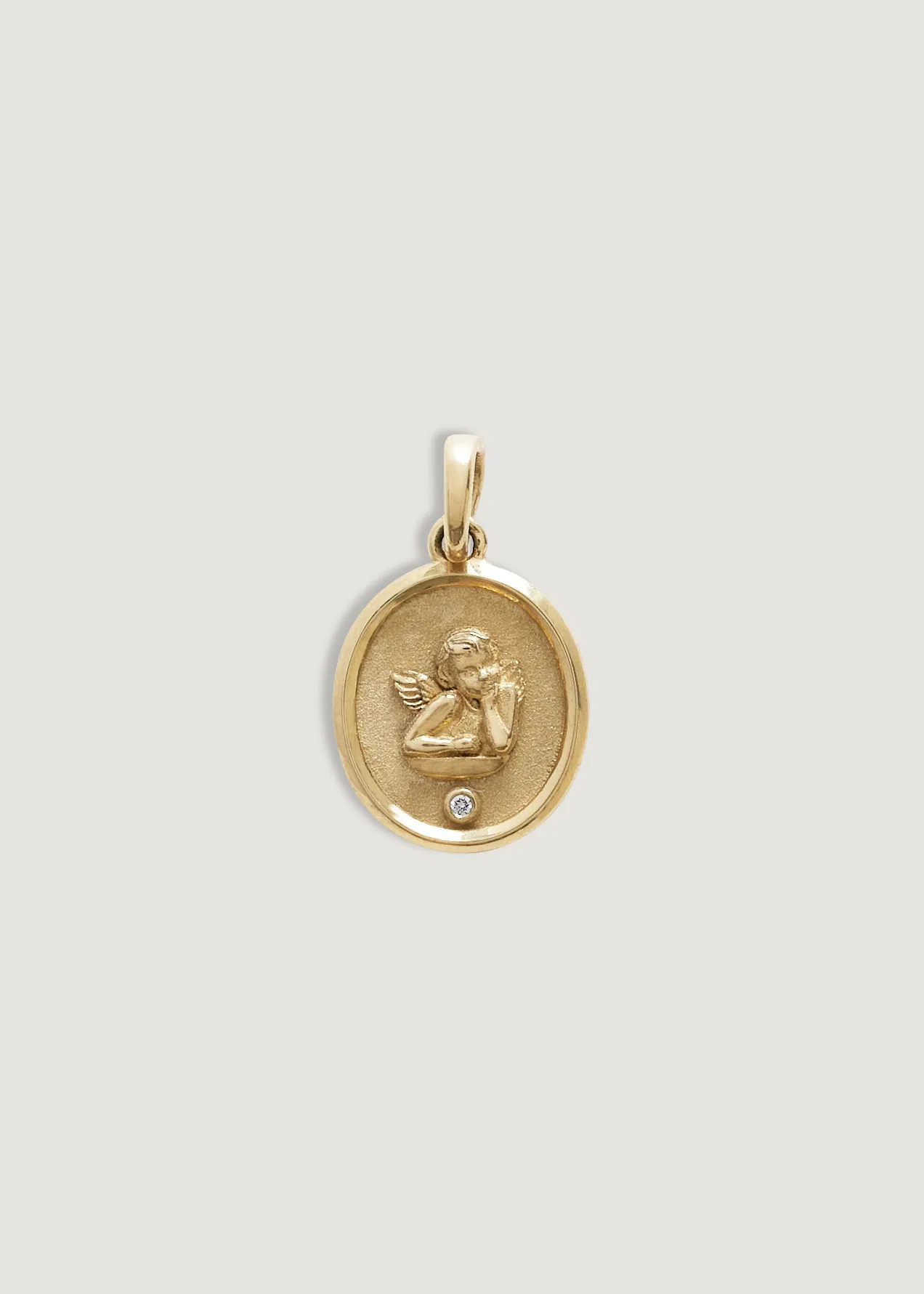 Elusive Cherub Diamond Necklace