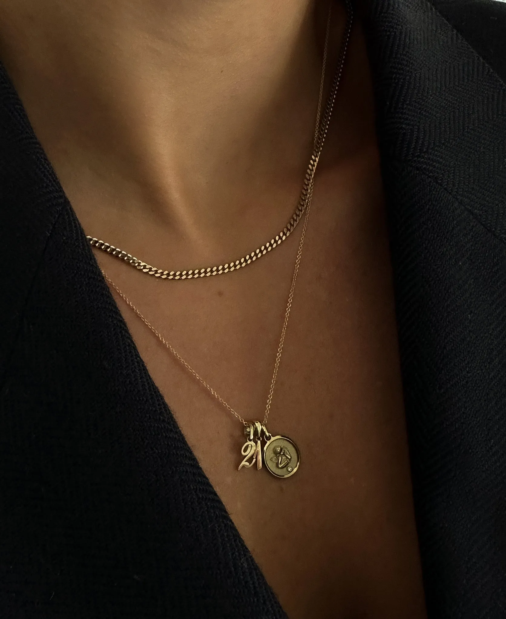 Elusive Cherub Diamond Necklace