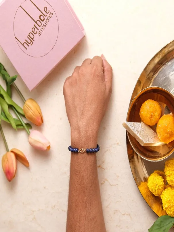 Evil Eye Bracelet Rakhi Set (Set of 2)