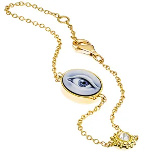Eye Love Charm Bracelet