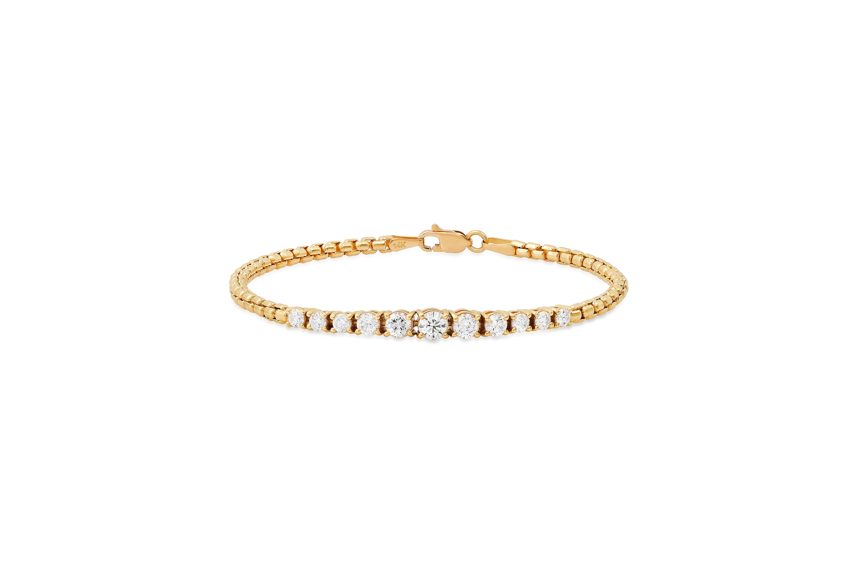 Graduated Diamond Bracelet