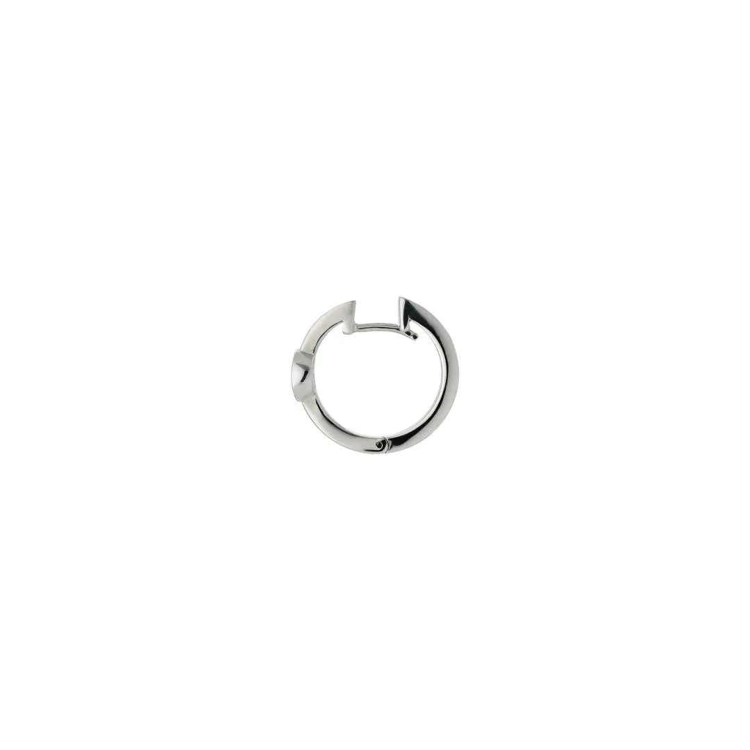 Gucci Sterling Silver Interlocking Earrings