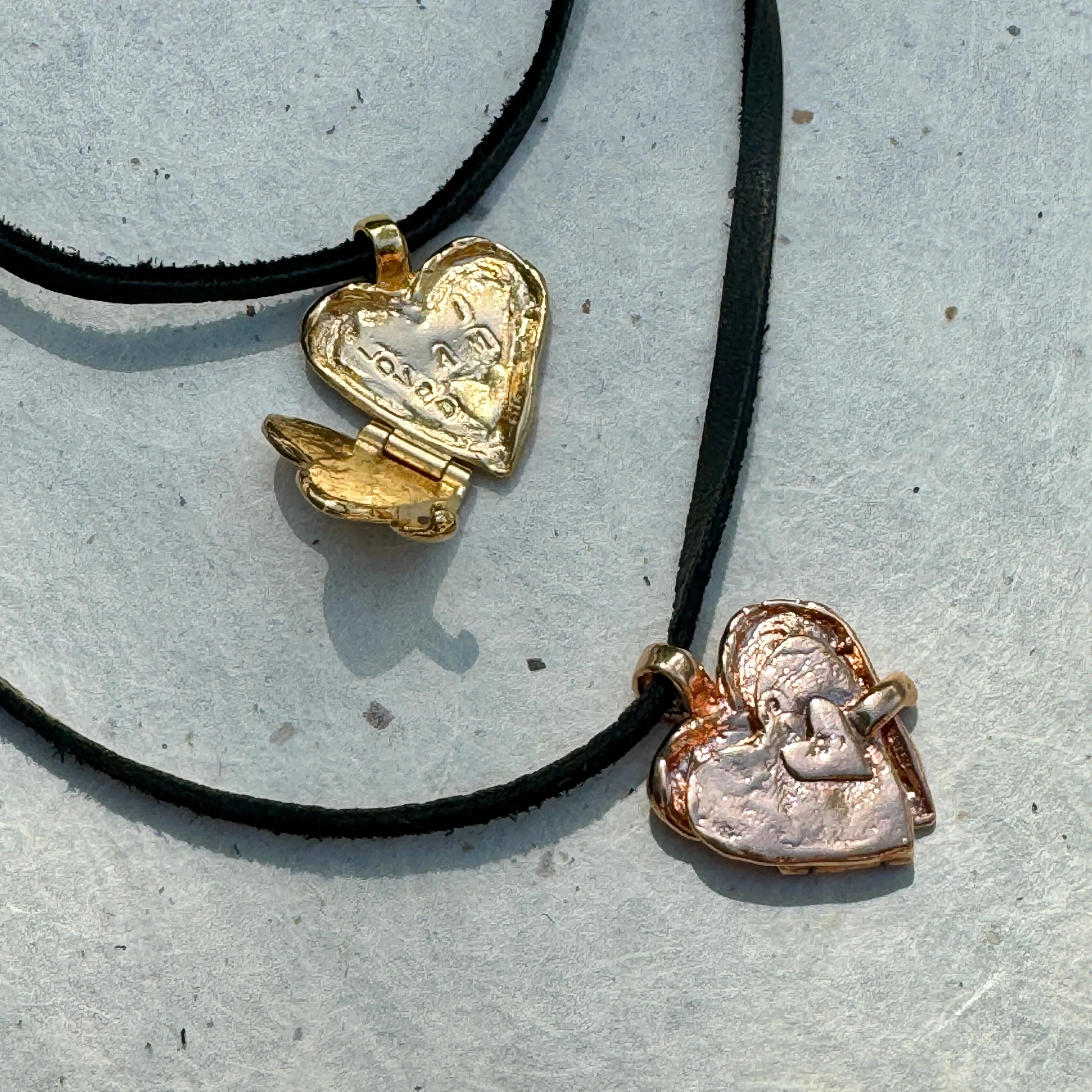 I Am Loved Locket on Leather Cord