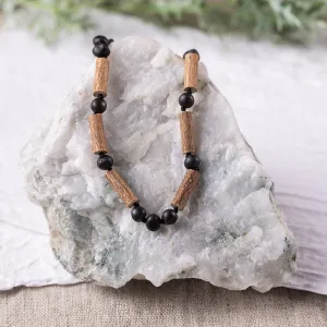 Kids | Raw Cherry Amber   Hazelwood Necklace