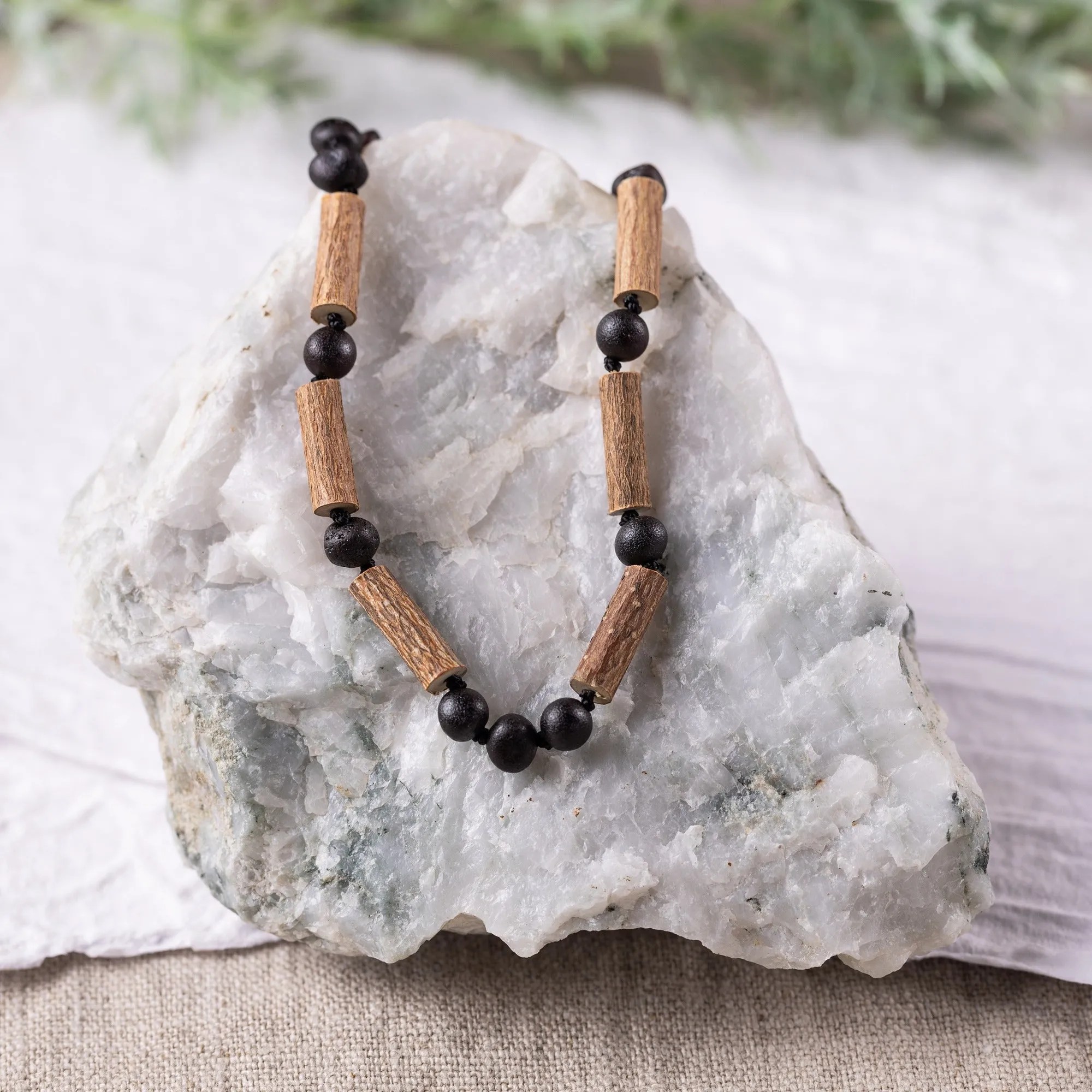 Kids | Raw Cherry Amber   Hazelwood Necklace
