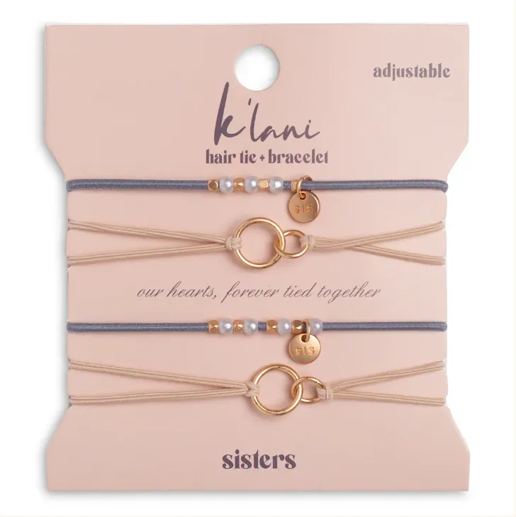 K'Lani Hair Tie   Bracelet: Sharable Set