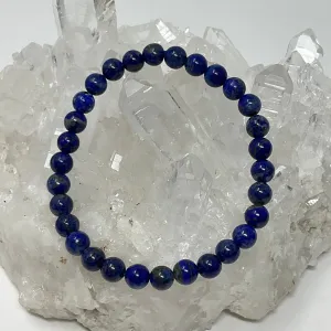 Lapis 6mm Round Bracelet