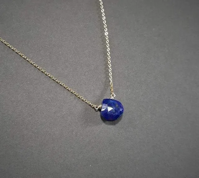 Lapis Lazuli Heart Shape Necklace