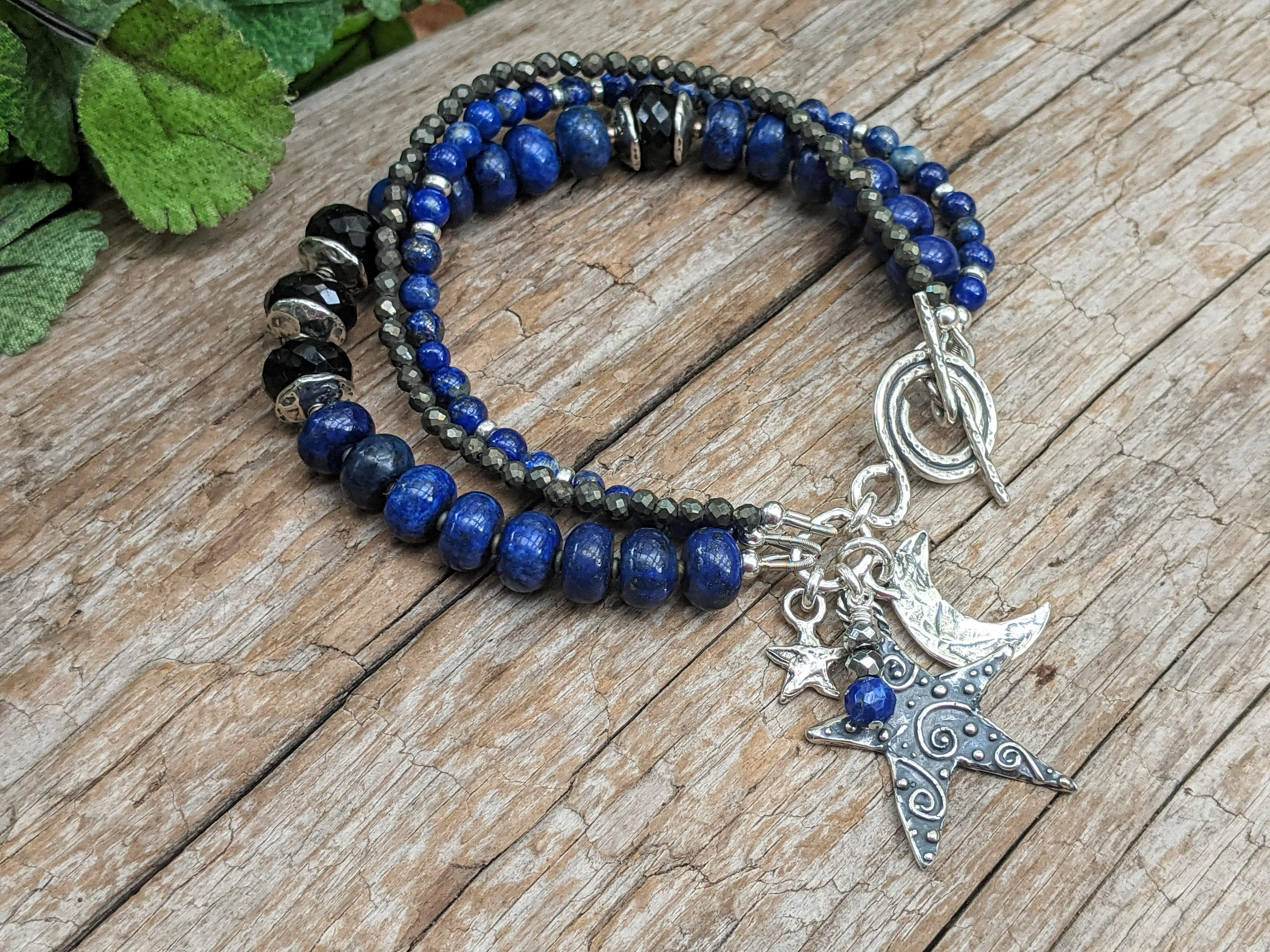 Lapis Lazuli Multi Strand Bracelet