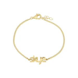 Lowercase Name Bracelet