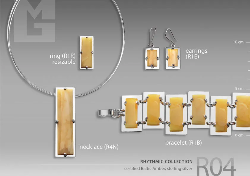 Mariusz Gliwinski - Ambermoda - RHYTHMIC COLLECTION Necklaces R08