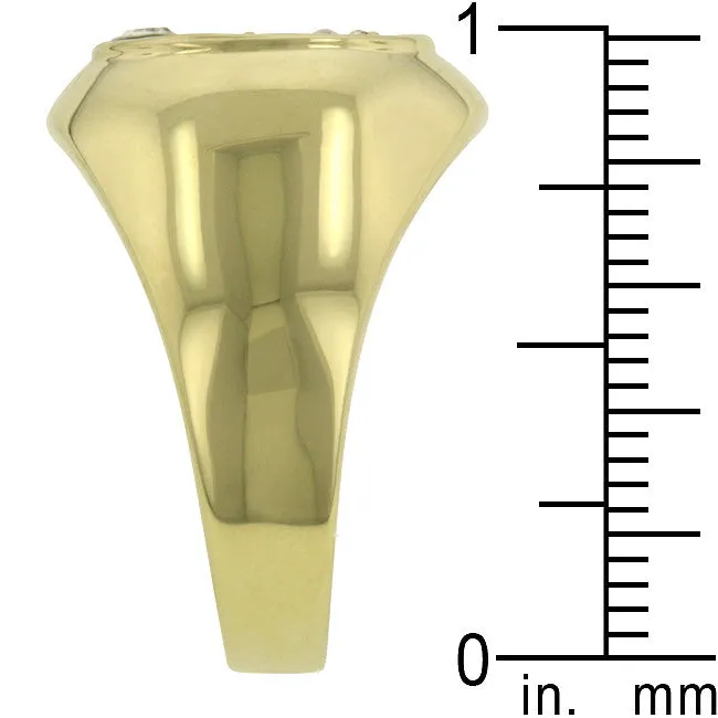 Masonic Ring in Onyx