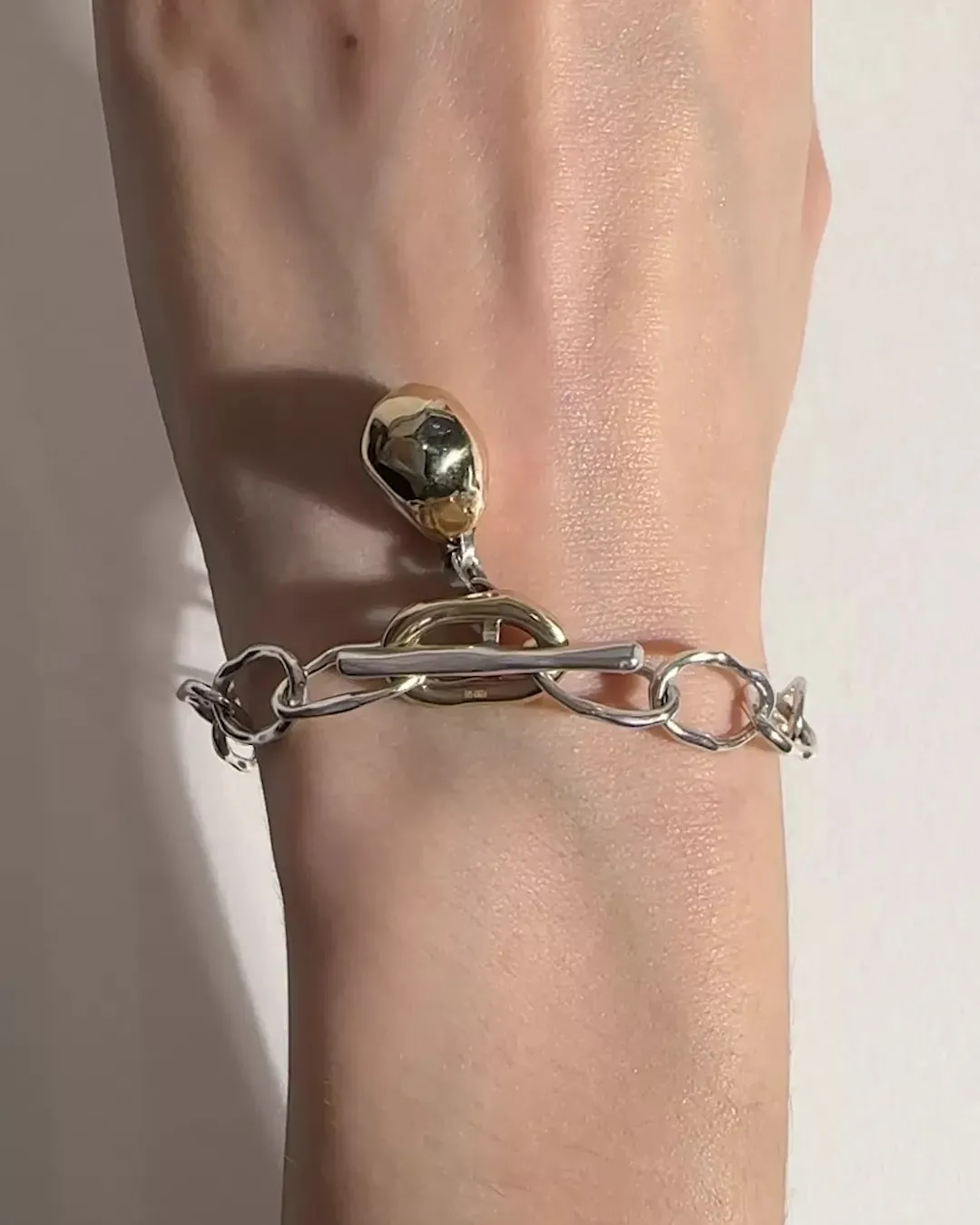 Molten Chain Bracelet