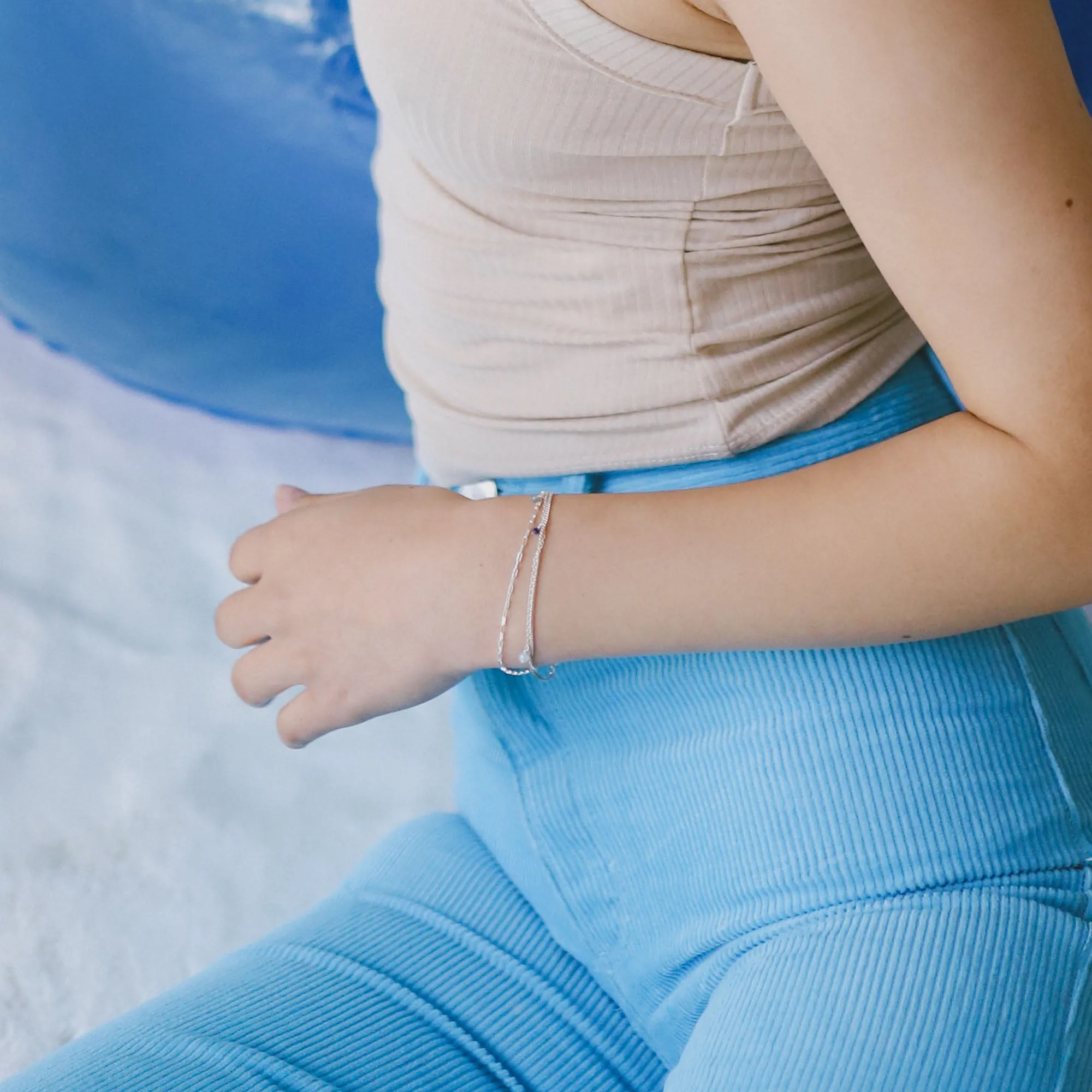 Mood Palette bracelet silver