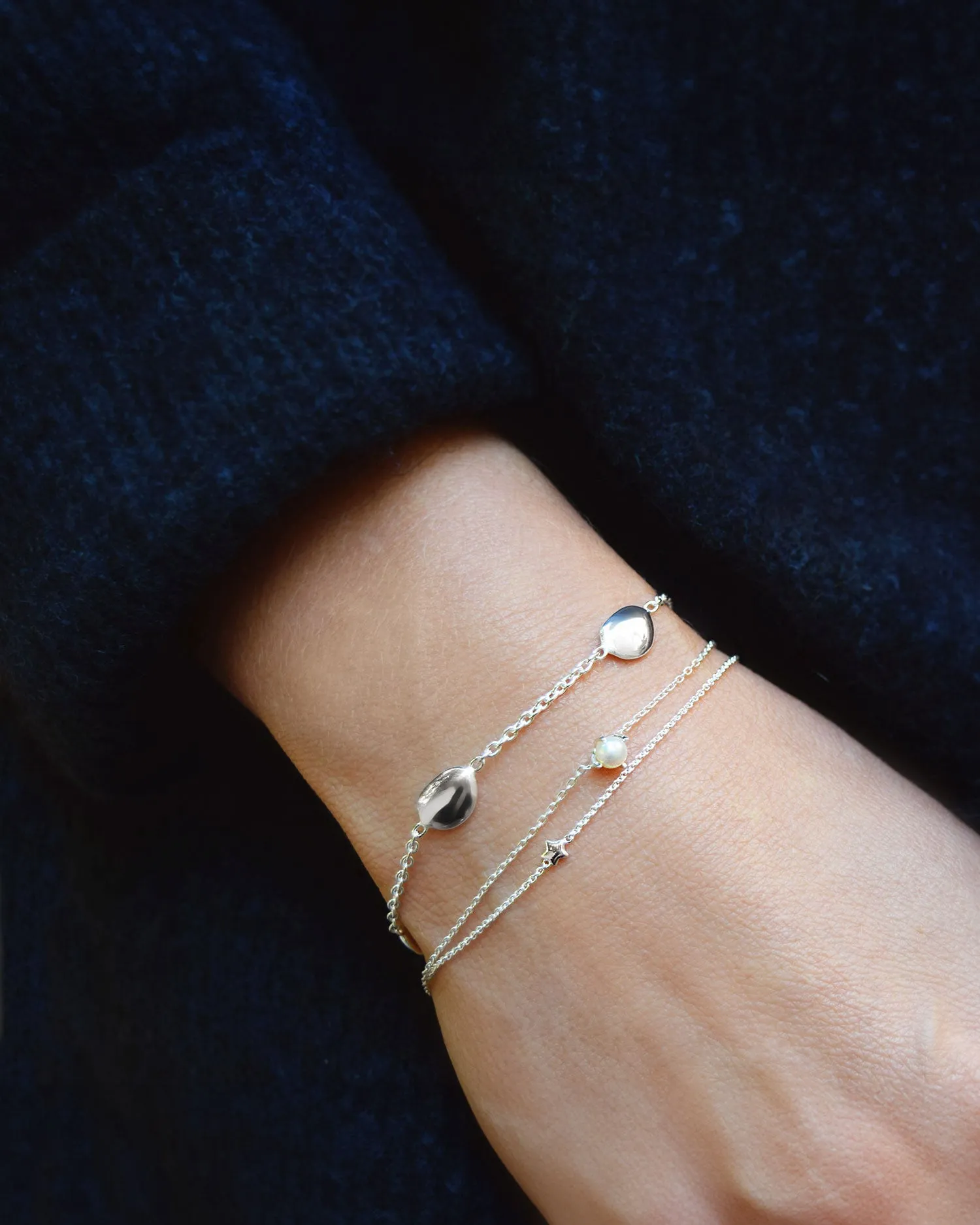 Morning Dew bracelet silver