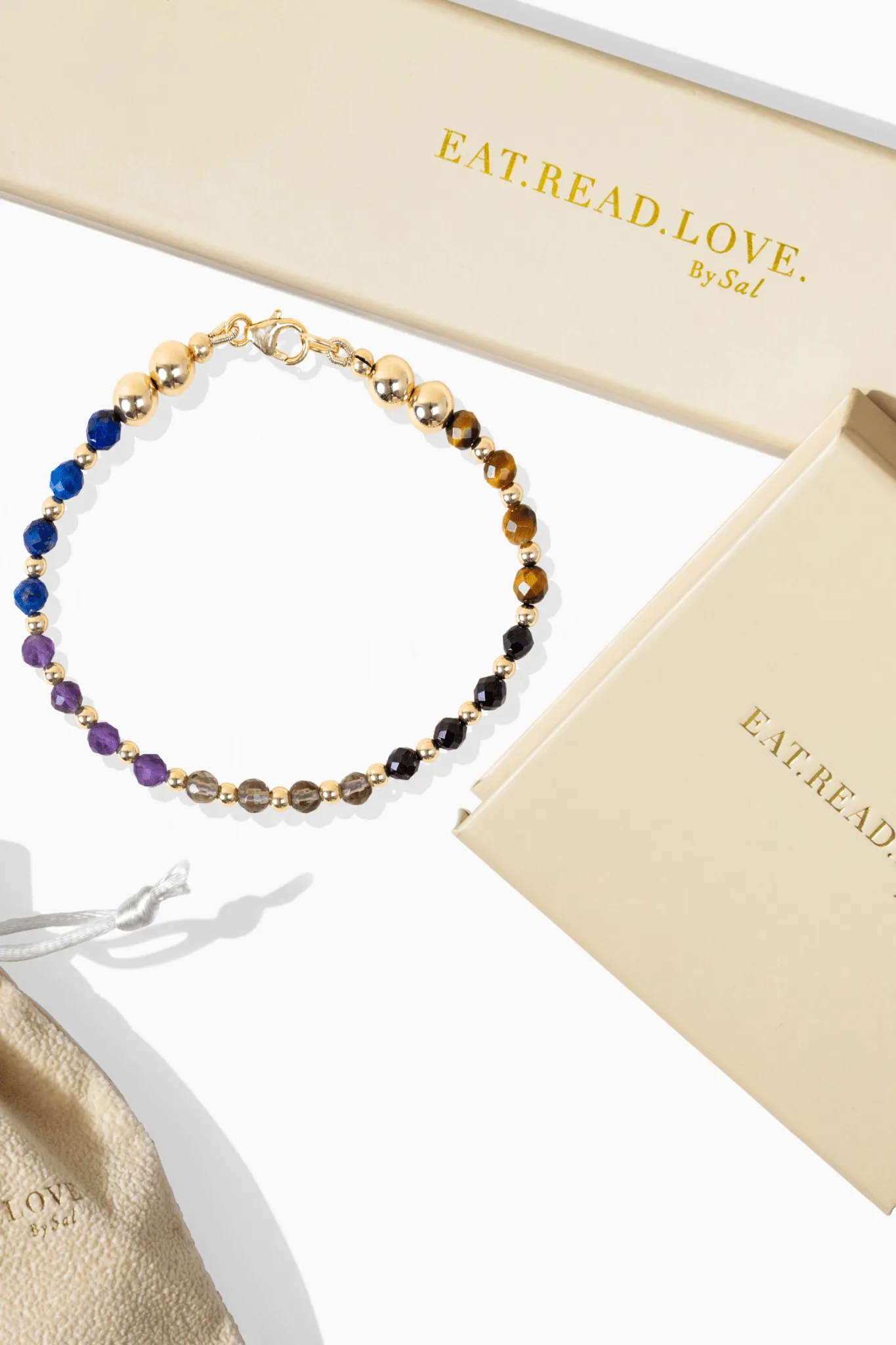 Multiple Protection Spiritual Bracelet with REAL Gold