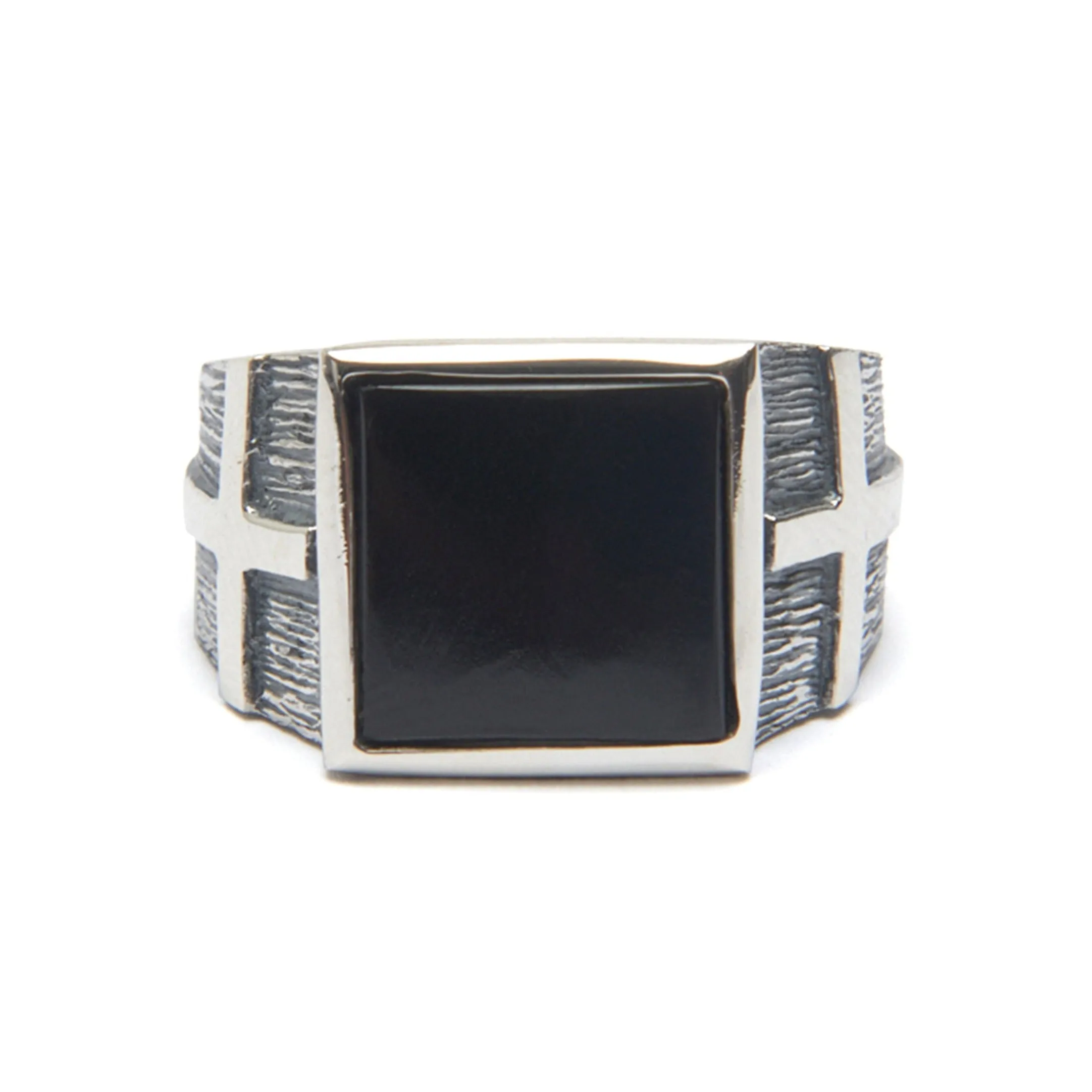 Onyx Cross Ring