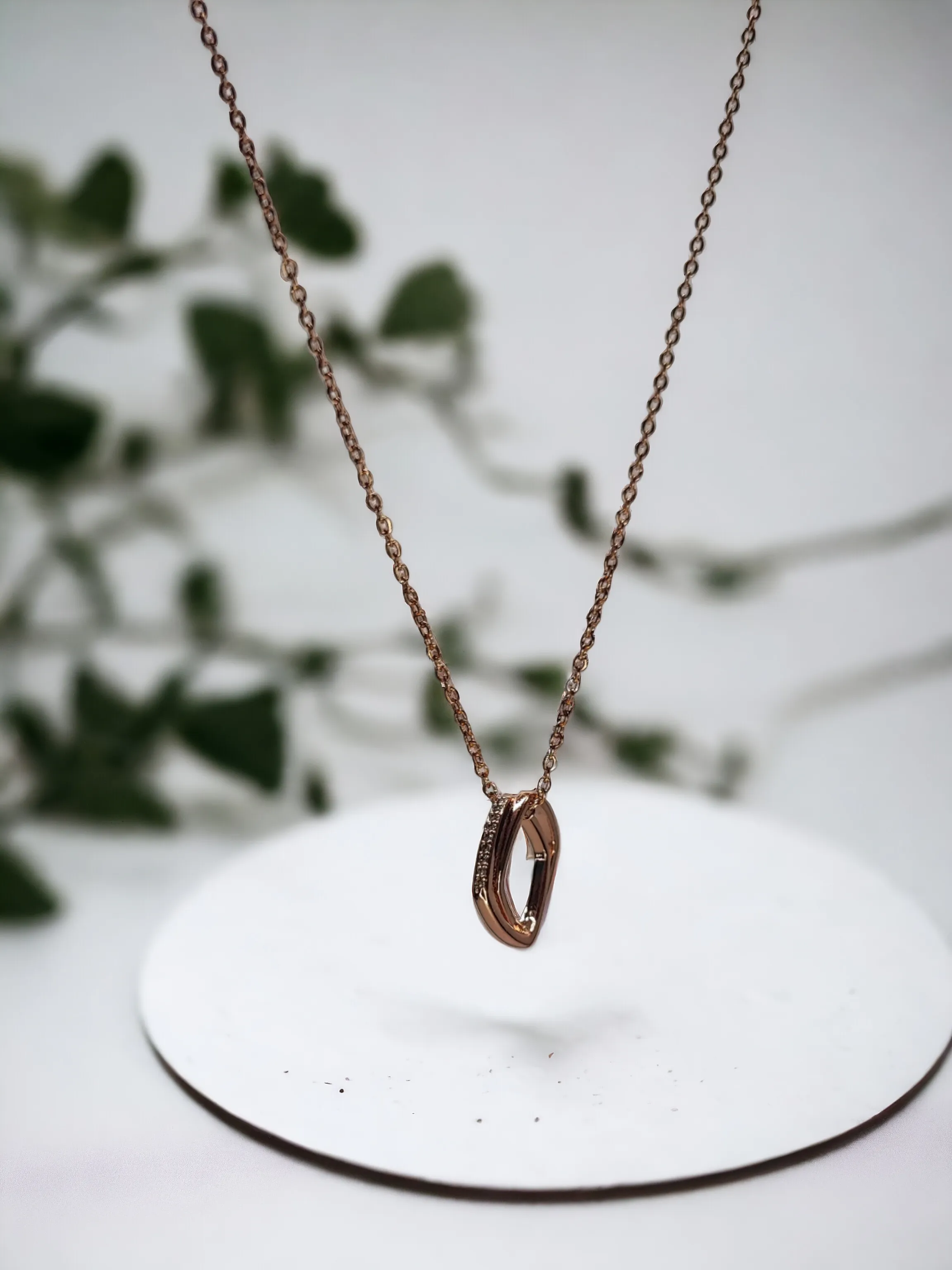 Pearlfect Dual Square Rosegold Locket