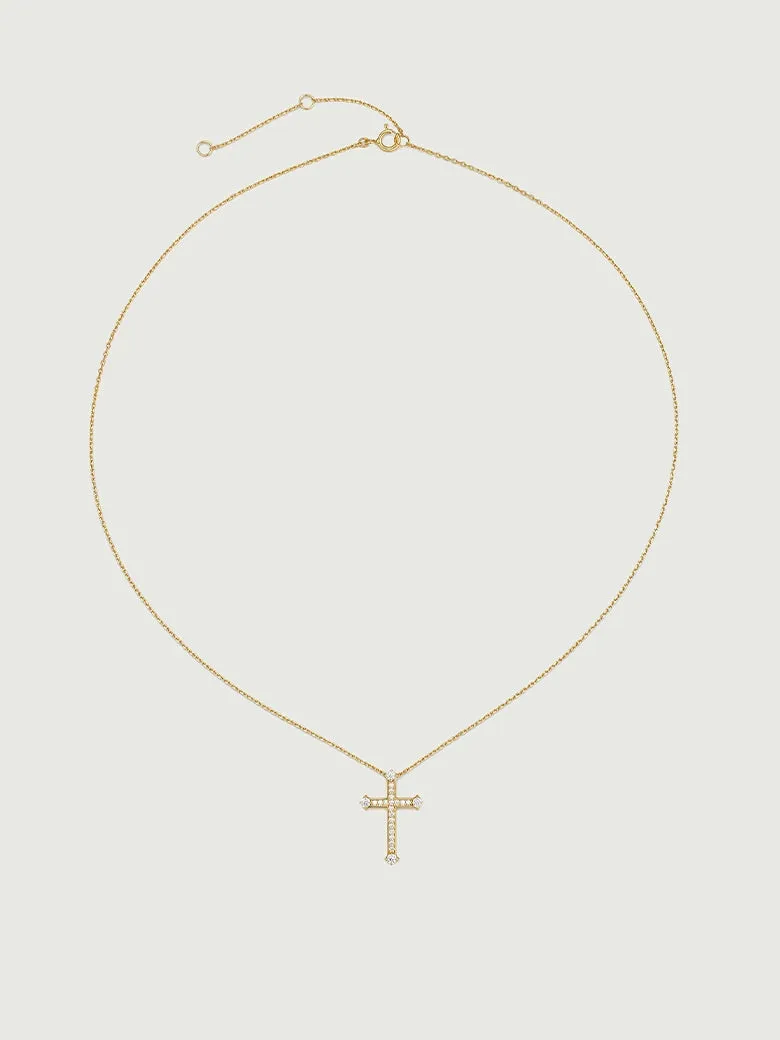 Radiant Faith Cross Necklace