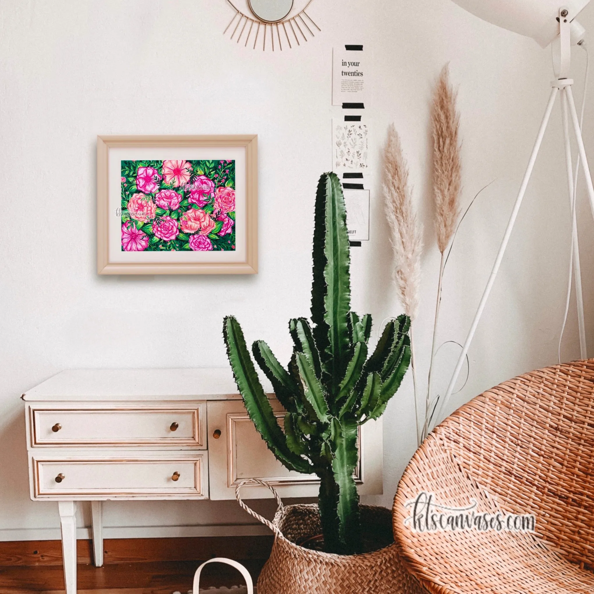Radiant Florals Art Print