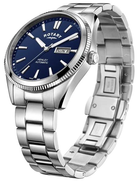 ROT Watch Henley Serrated Bezel Mens