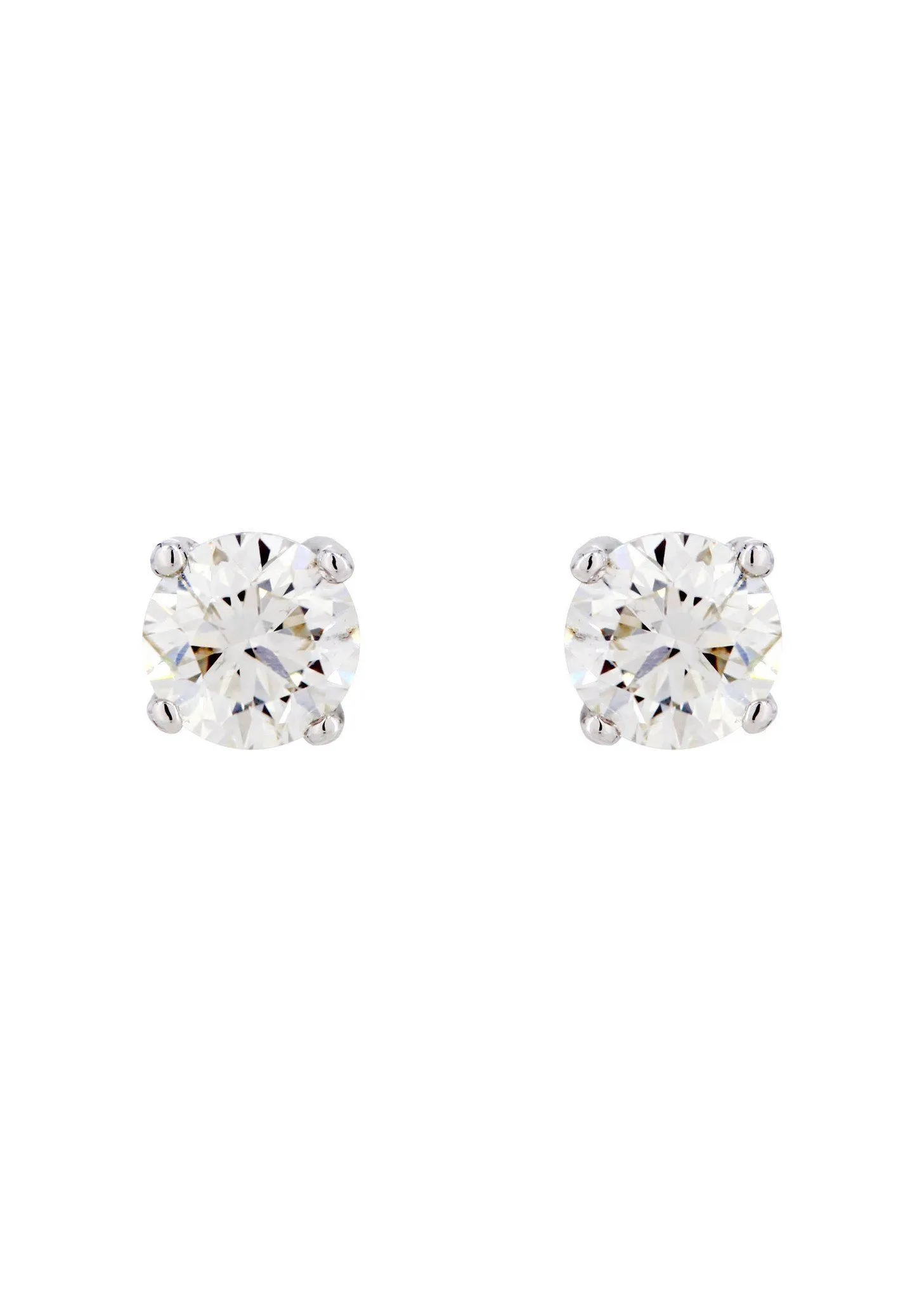 Round Diamond Stud Earrings | 1.4 Carats
