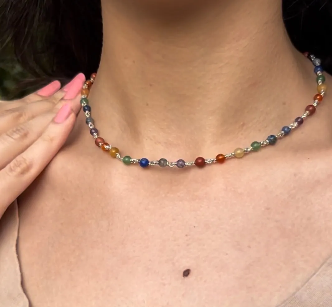 Seven chakra adjustable chain